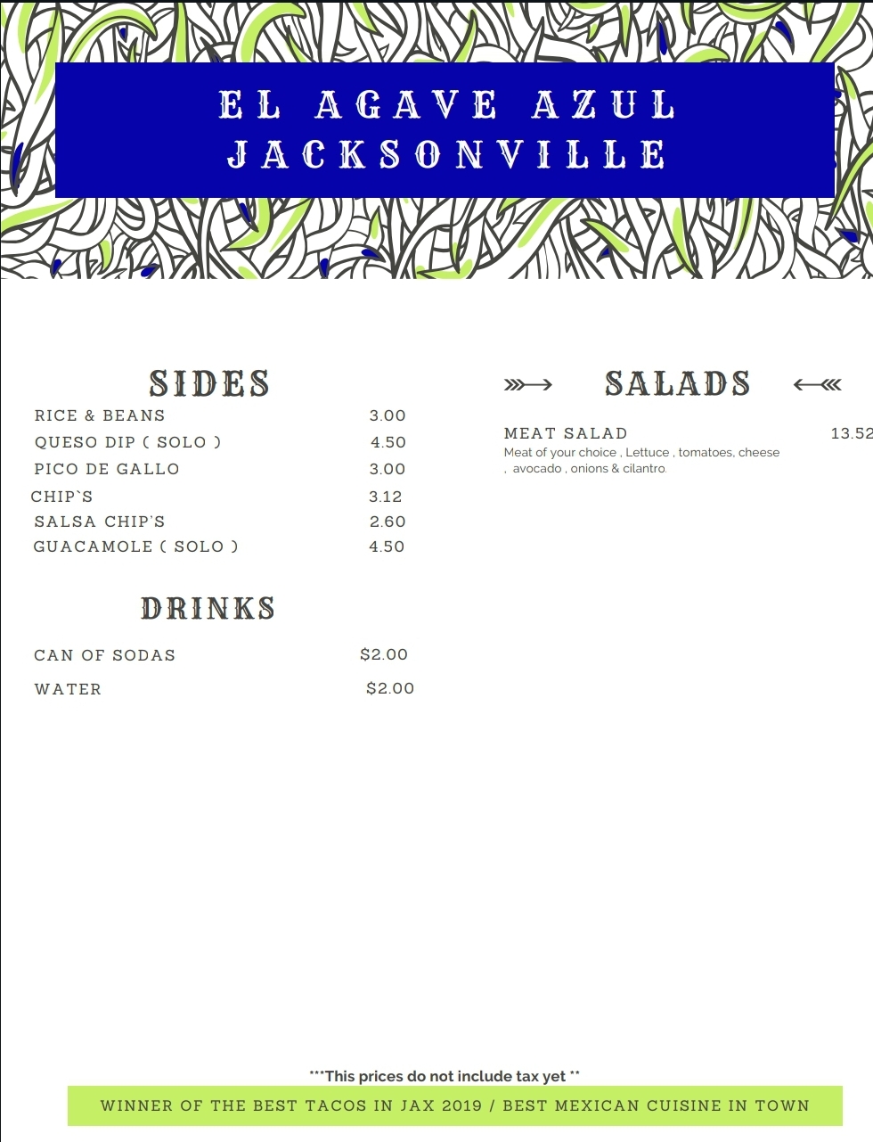 El Agave Azul 1 of 3